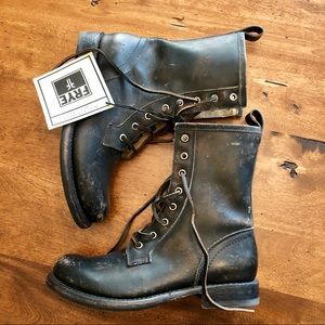 Frye Veronica combat boots